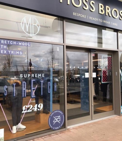 Suit Shops Rushden Lakes Men's Suits Northampton Moss